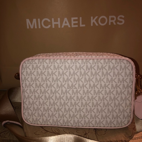 MK light pink and white crossbody bag (new model) - Picture 5 of 8